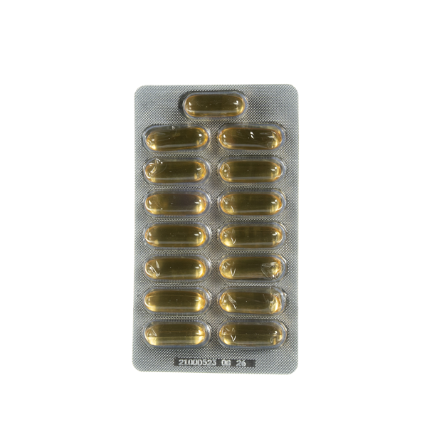 OMEGA 3 + VITAMINAI D IR E, 1000 mg, 60 kapsulių paveikslėlis