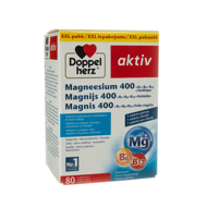 DOPPELHERZ AKTIV MAGNIS 400 + B1 + B6 + B12 + folio rūgštis, 80 tablečių paveikslėlis