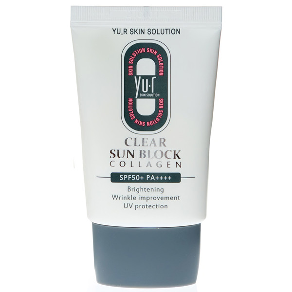 Yu.r Skin Solution Apsauginis nuo saulės veido kremas su kolagenu SPF 50+ PA++++, 30 ml. Yu.r Skin Solution Apsauginis nuo saulės veido kremas su kolagenu SPF 50+ PA++++, 30 ml.