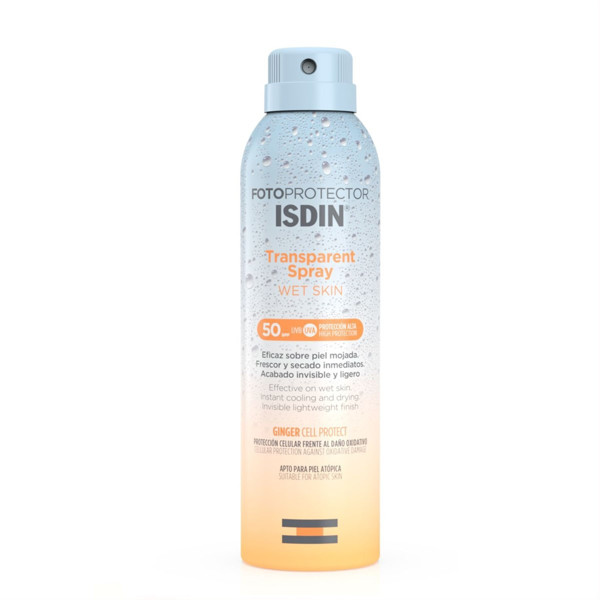 ISDIN, apsauginė dulksna, tinkama naudoti ant drėgnos odos, SPF 50 +, 250 ml paveikslėlis