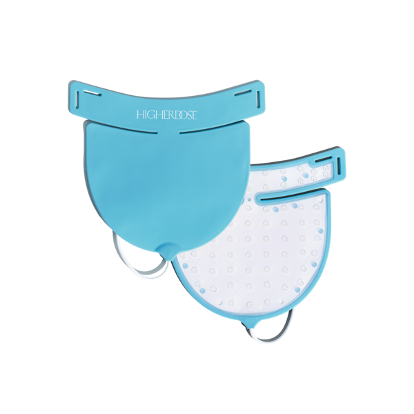 HigherDOSE® raudonos šviesos ir artimų infraraudonųjų spindulių kaklo, dekolte kaukė