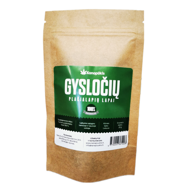 KANAPŪKIS Gyslotis 20 g.