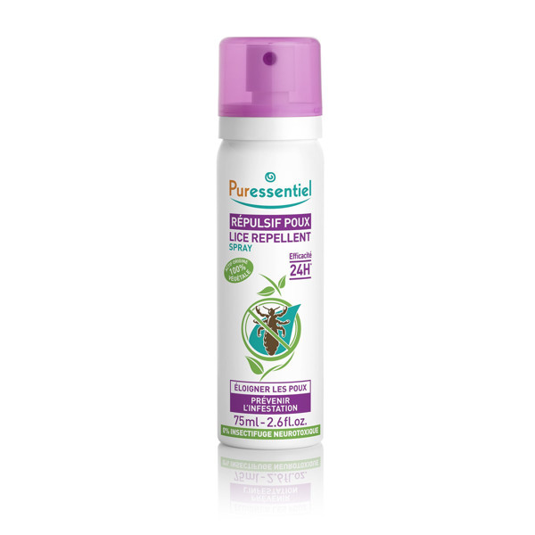 PURESSENTIEL, Purškiamasis repelentas nuo galvos utėlių, 75 ml paveikslėlis
