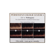 HENNAPLUS Ilgalaikiai plaukų dažai su 9 ekologiškais ekstraktais, spalva raudonmedžio 5.5, 100 ml