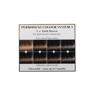 HENNAPLUS Ilgalaikiai plaukų dažai su 9 ekologiškais ekstraktais, spalva tamsi ruda 3, 100 ml