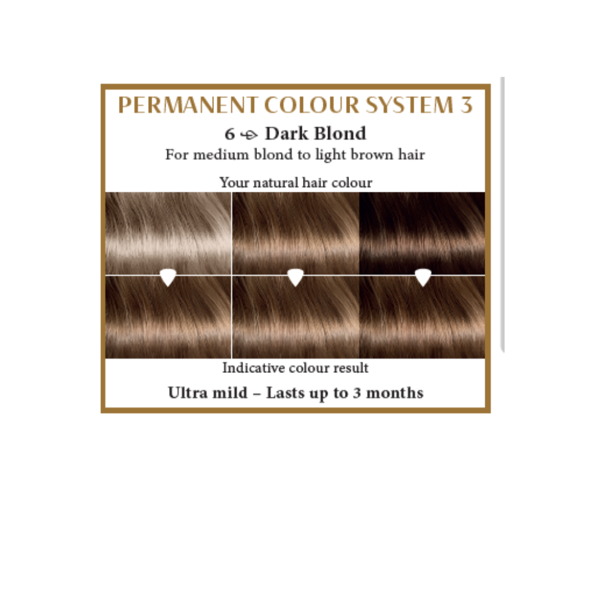 HENNAPLUS Ilgalaikiai plaukų dažai su 9 ekologiškais ekstraktais, tamsi blondinė 6, 100 ml