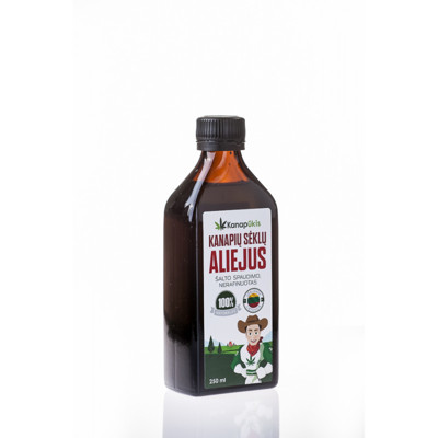 KANAPŪKIS Kanapių sėklų aliejus 250 ml