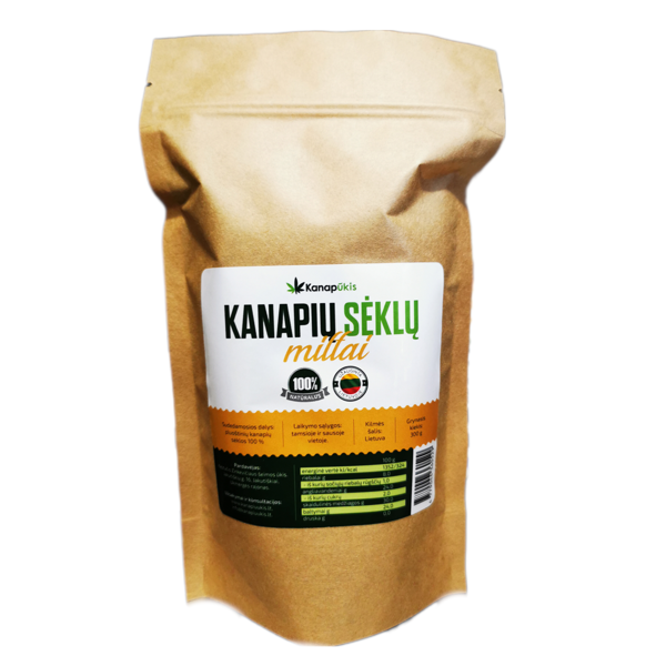 KANAPŪKIS Kanapių sėklų miltai 300 g.