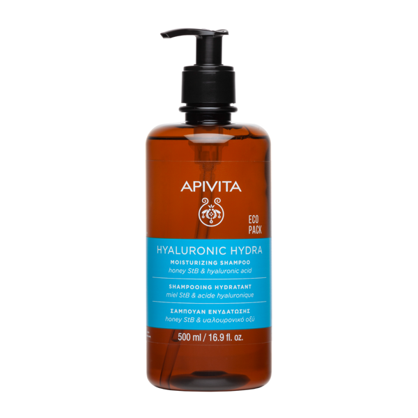 APIVITA HYALURONIC HYDRA, šampūnas drėkinamasis, 500ml paveikslėlis