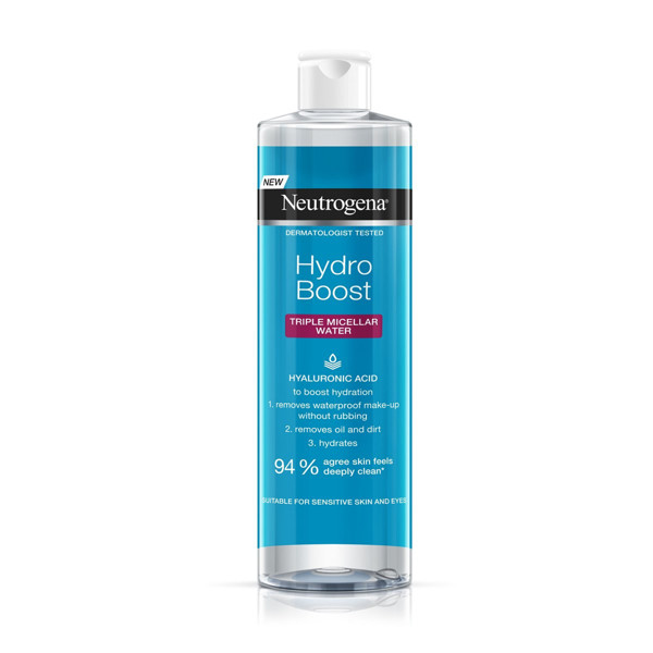 NEUTROGENA HYDRO BOOST, Trigubo poveikio micelinis vanduo, 400 ml paveikslėlis