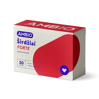 AMBIO ŠIRDŽIAI FORTE, 30 tablečių paveikslėlis