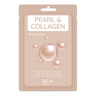 Yu.R Skin Solution Me Lakštinė veido kaukė su perlais ir kolagenu 1vnt (25g)