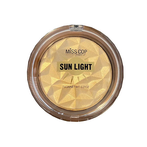 Miss Cop HIGHLIGHTER SUN LIGHT švytinti pudra, 02- Honey, 7,6 g.