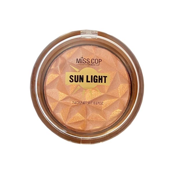 Miss Cop HIGHLIGHTER SUN LIGHT švytinti pudra, 03- Brown Sugar, 7,6 g.