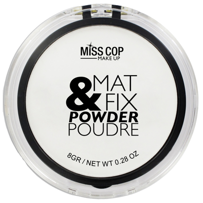 Miss Cop MAT & FIX POWDER fiksuojamoji pudra, 8 g.