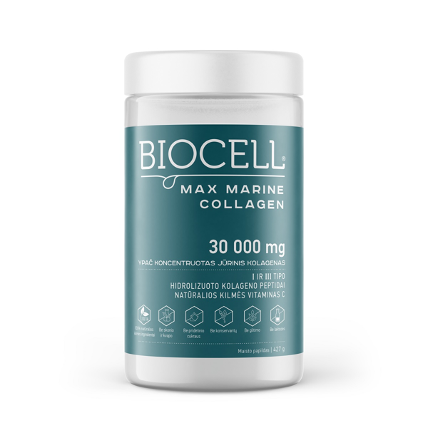 BIOCELL MAX MARINE COLLAGEN, 427g. paveikslėlis