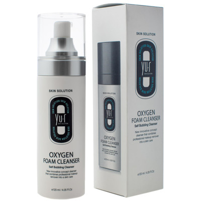 Yu.r Skin Solution Oxygen foam cleanser deguoninis putojantis prausiklis 120ml