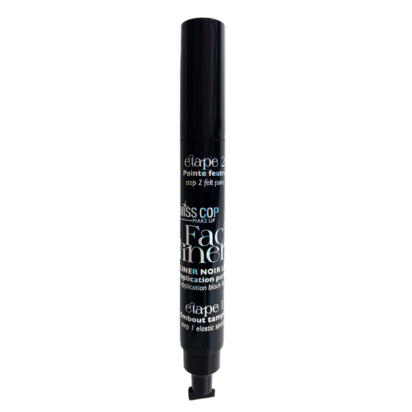 Miss Cop Eyeliner FACIL LINER skystas akių pravedimas, 01- Noir, 3 g.