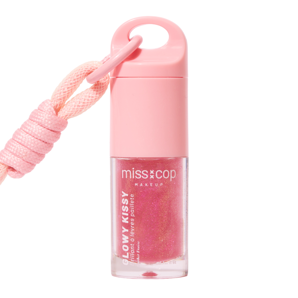 Miss Cop Glowy Kissy lūpų blizgesys Sorbet Fraise, 4.2 g