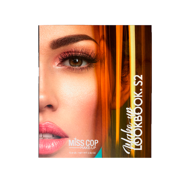 Miss Cop Lookbook 2 – 42 atspalvių paletė visapusiškam makiažui, 72,8 g.