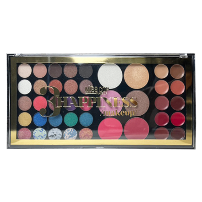 Miss Cop makiažo paletė – HAPPINESS 3, 38,82 g.
