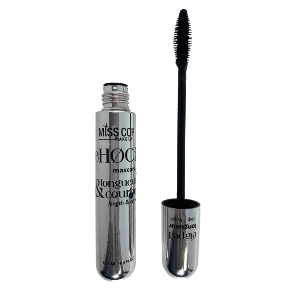 Miss Cop Mascara ReHOCils 2 en 1 blakstienų tušas, 01- Noir, 12,5 ml.