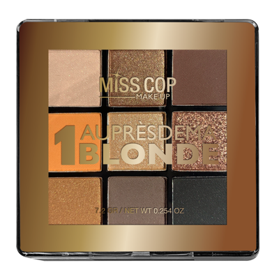 Miss Cop Palette NUANCIER akių šešėlių paletė, 1- Blonde, 7,2 g.