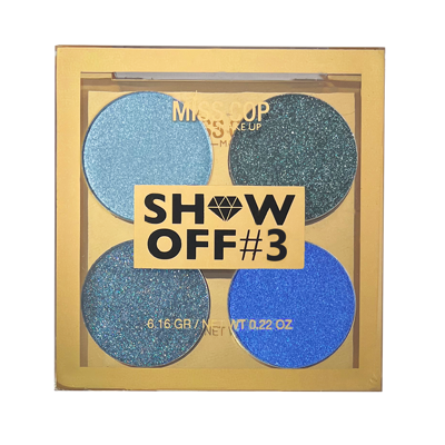 Miss Cop Palette SHOW OFF #3 akių šešėlių paletė, 6,16 g.