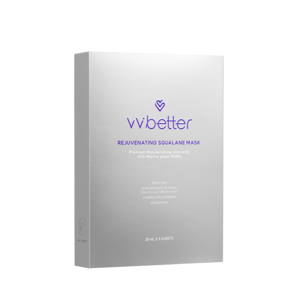 VVBETTER Atgaivinamoji skvalano plėvelinė kaukė, 5 vnt. x 28 ml