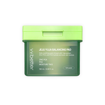 VVBETTER „Jeju Yuja“ subalansuojančios kosmetinės servetėlės, 180 ml / 120 vnt.