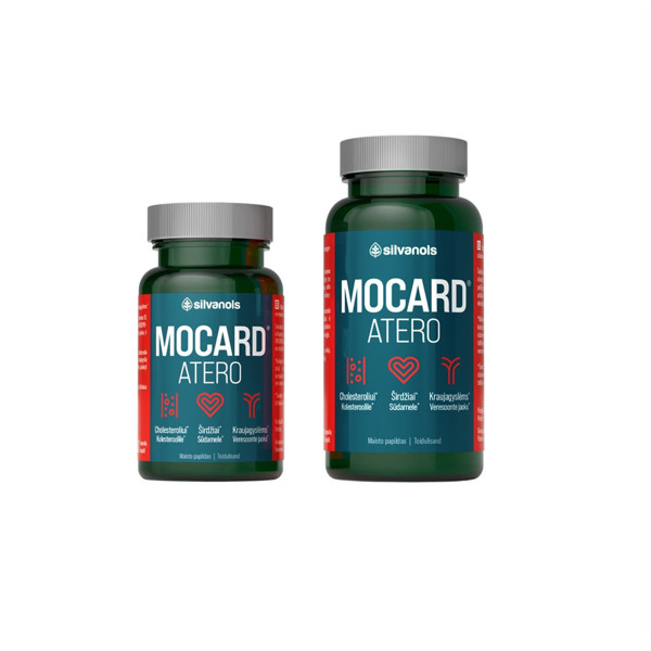MOCARD ATERO, 60 kapsulių paveikslėlis MOCARD ATERO, 60 kapsulių paveikslėlis