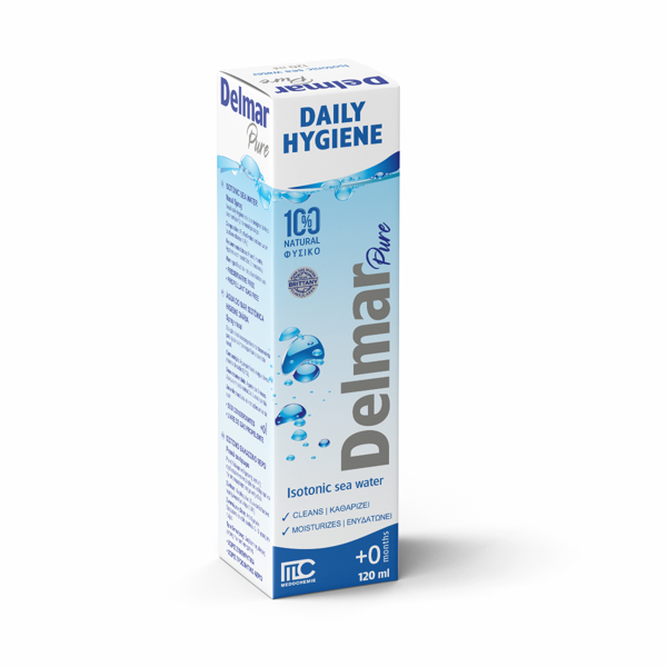 DELMAR PURE, fiziologinis jūros vanduo, 120 ml paveikslėlis