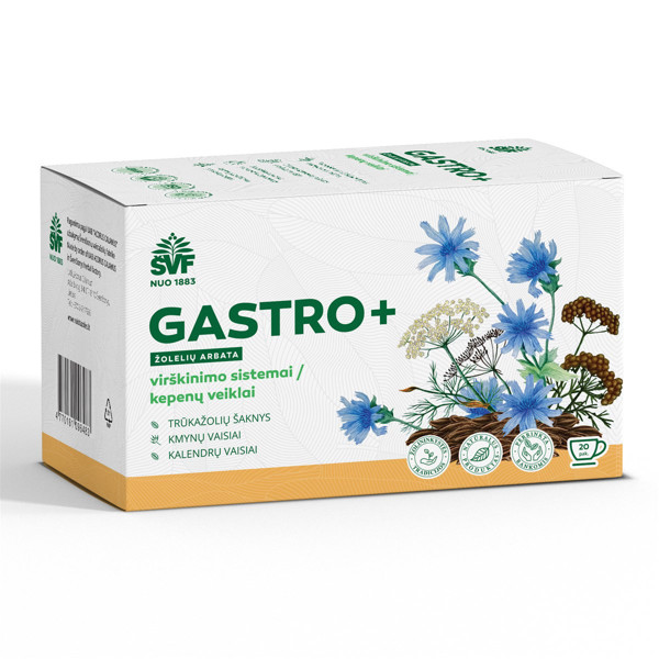 ACORUS, GASTRO+, žolelių arbata, 1,5 g, 20 vnt. paveikslėlis ACORUS, GASTRO+, žolelių arbata, 1,5 g, 20 vnt. paveikslėlis