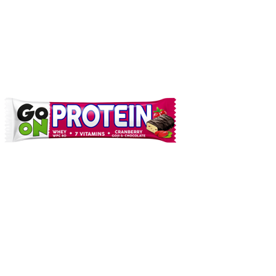 GO ON PROTEIN Cranberry&Goji, Proteino batonėlis, 50g paveikslėlis