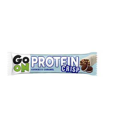GO ON PROTEIN CRISP Cookies&Caramel, Proteino batonėlis, 50g paveikslėlis
