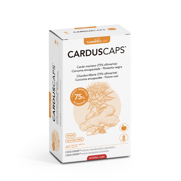 CARDUSCAPS cholesterolio mažinimui ir kepenims, 60 augalinių kapsulių