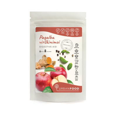 URBAN FOOD milteliai - Pagalba virškinimui