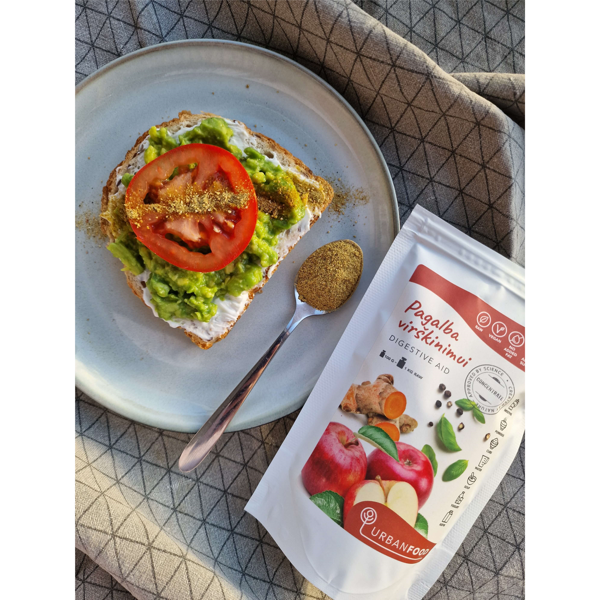 URBAN FOOD milteliai - Pagalba virškinimui - su maistu URBAN FOOD milteliai - Pagalba virškinimui - su maistu