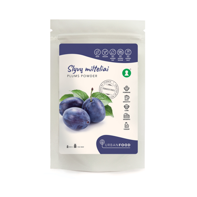 URBAN FOOD milteliai SLYVŲ MILTELIAI - super maistas