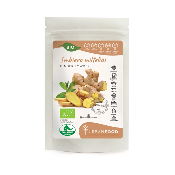 Ekologiški imbiero milteliai - urbanfood Ekologiški imbiero milteliai - urbanfood
