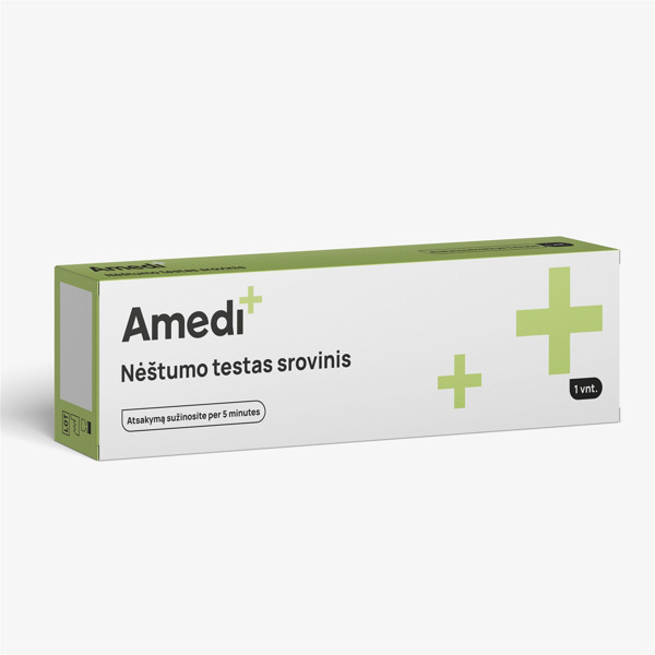 AMEDIPLUS,  srovinis nėštumo testas  paveikslėlis AMEDIPLUS,  srovinis nėštumo testas  paveikslėlis