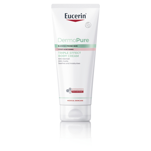 EUCERIN DERMOPURE,  trigubo poveikio kūno kremas, 200ml paveikslėlis EUCERIN DERMOPURE,  trigubo poveikio kūno kremas, 200ml paveikslėlis