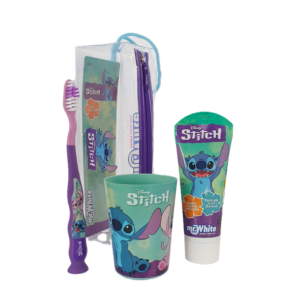 Mr. White DISNEY STITCH kelioninis rinkinys vaikams Mr. White DISNEY STITCH kelioninis rinkinys vaikams