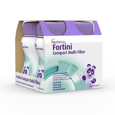 FORTINI COMPACT MULTI FIBRE, neutralaus skonio, 4x125ml  paveikslėlis