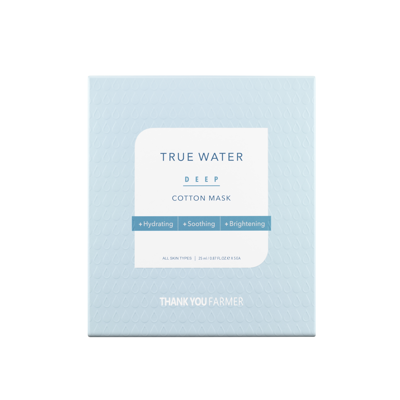 THANK YOU FARMER Intensyviai drėkinanti medvilninė lakštinė veido kaukė, 1 vnt