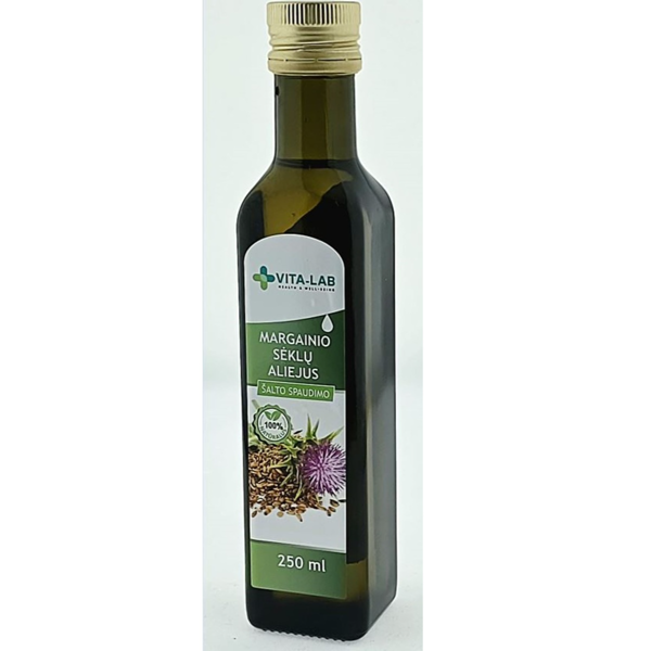 VITA LAB aliejus margainio sėklų 100% natūralus šalto spaudimo,  250 ml paveikslėlis
