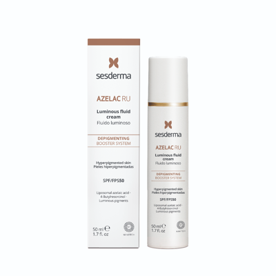 SESDERMA AZELAC RU, spindesį suteikiantis kreminis fluidas, SPF50, 50ml paveikslėlis