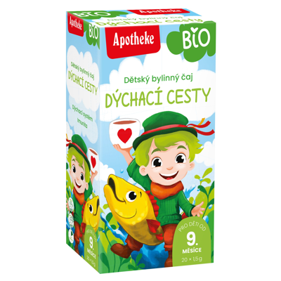 APOTHEKE BIO „Šaltuko“ žolelių arbata vaikams nuo 9 mėnesių