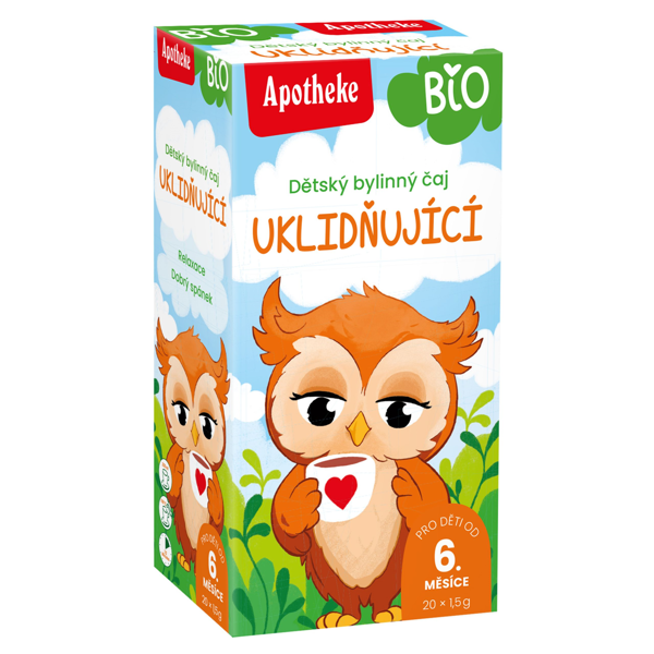 APOTHEKE BIO „Saldžių sapnų“ žolelių arbata vaikams nuo 6 mėnesių, 1,5g N20