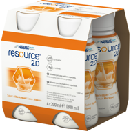 RESOURCE 2.0, abrikosų skonio gėrimas, 200ml, 4 vienetai paveikslėlis